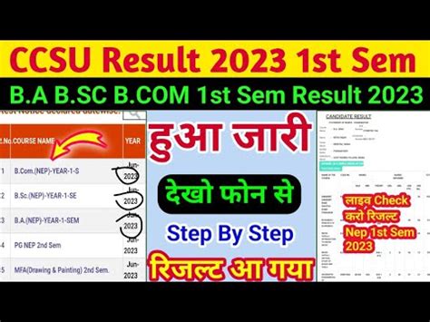 ba nep result ccsu
